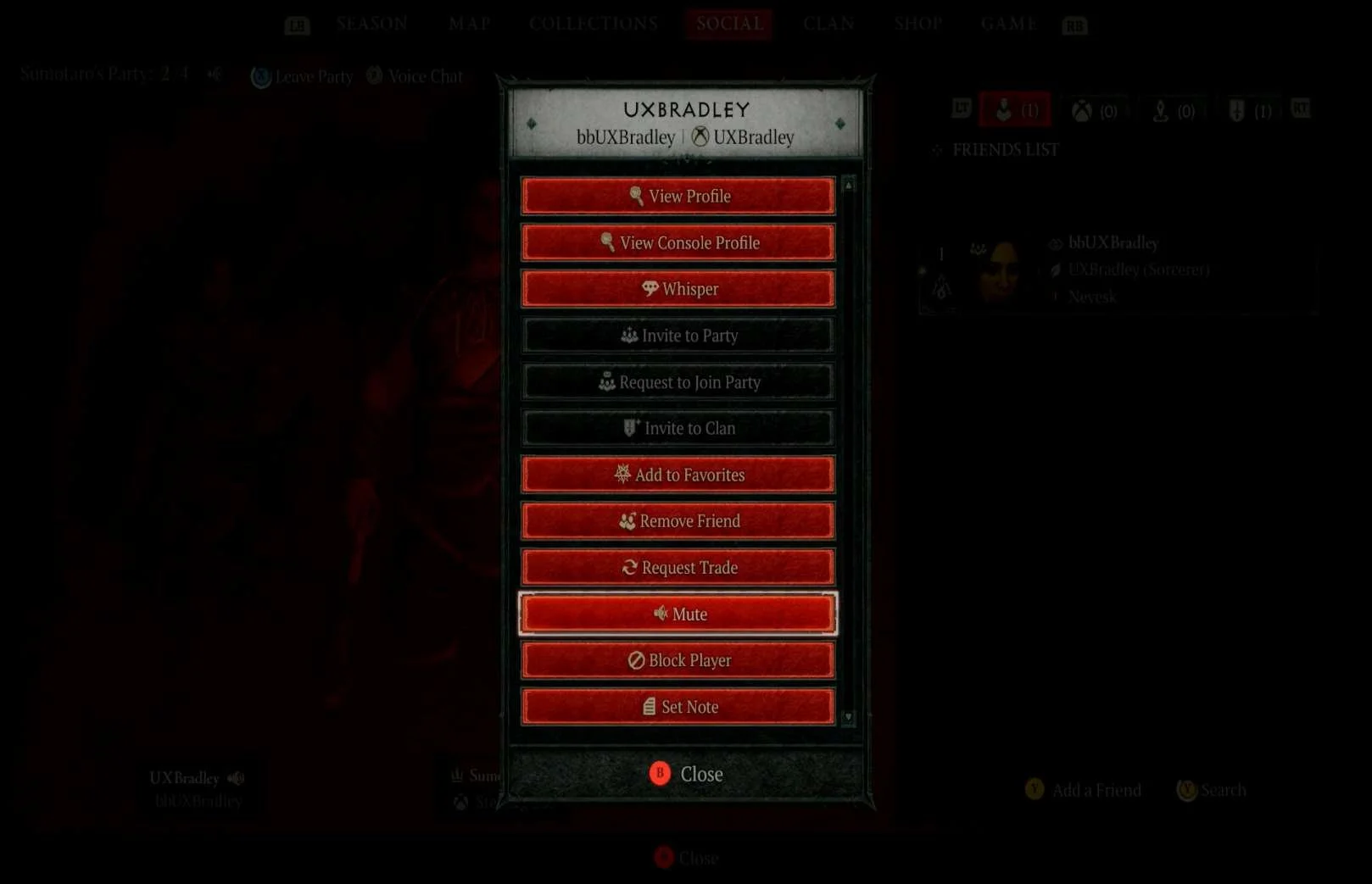 Social Features research screenshot
