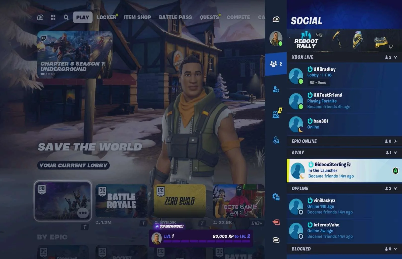 Social Features research screenshot