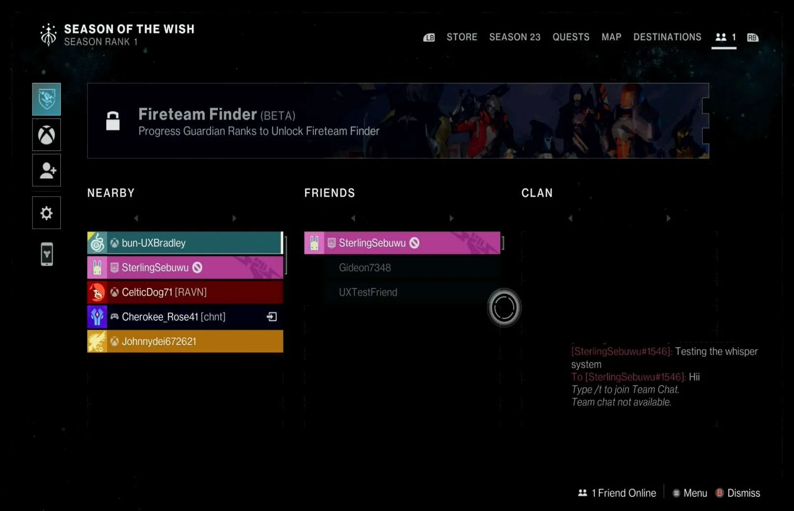 Social Features research screenshot