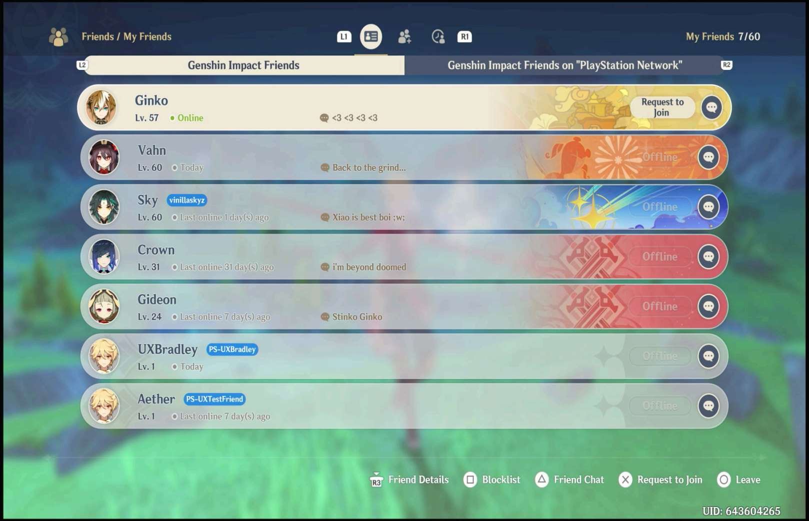 Social Features research screenshot