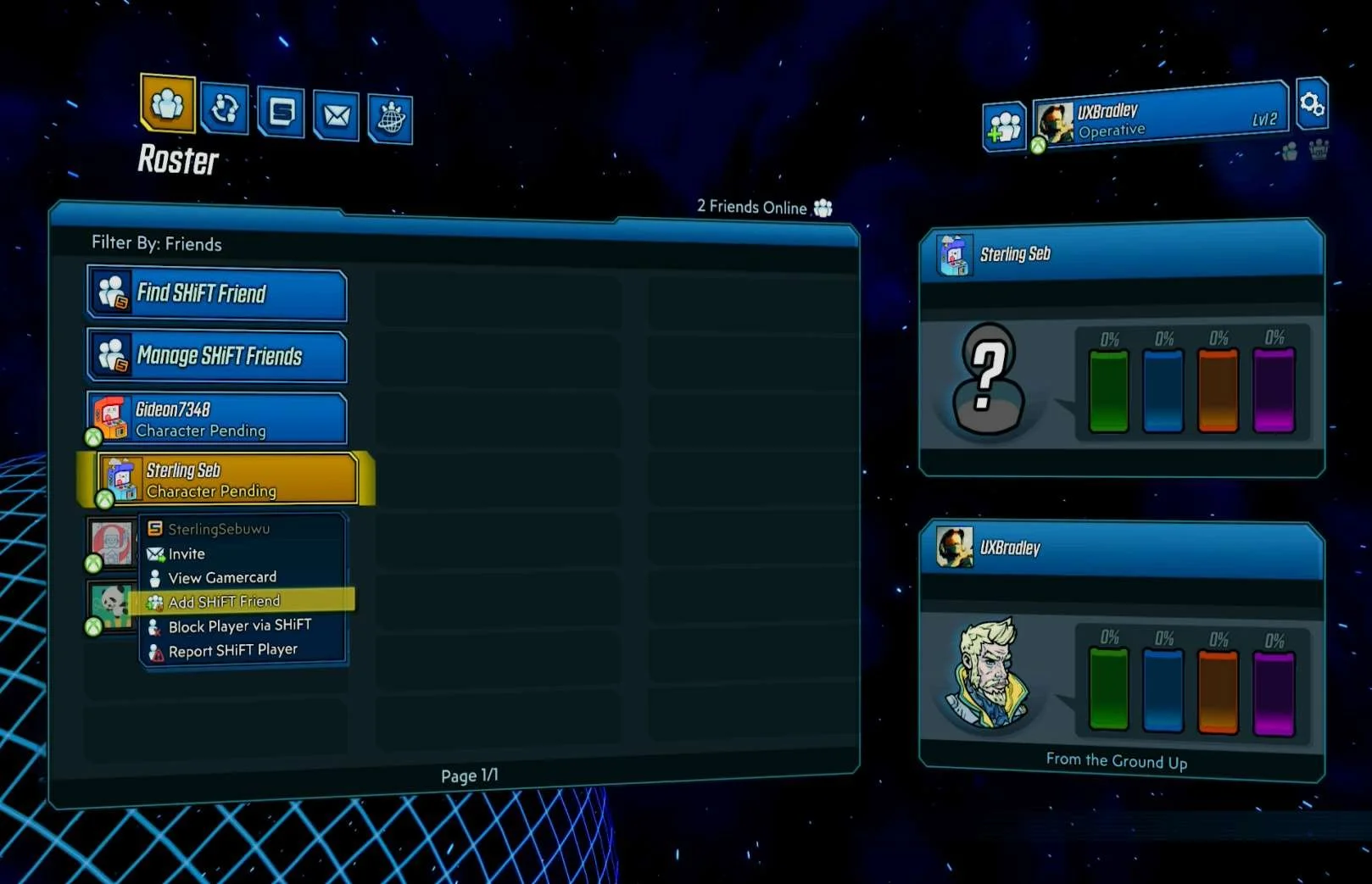 Social Features research screenshot