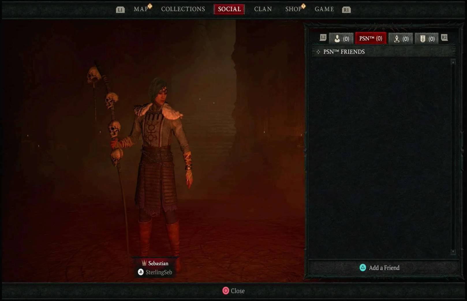 Social Features research screenshot