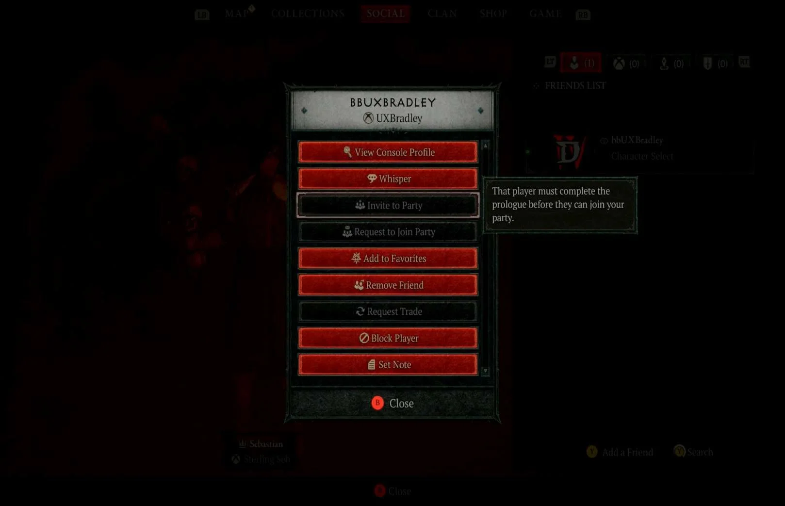 Social Features research screenshot
