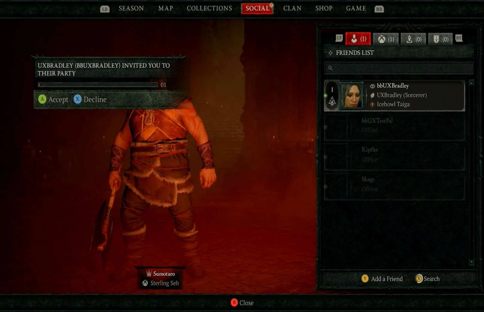 Social Features research screenshot