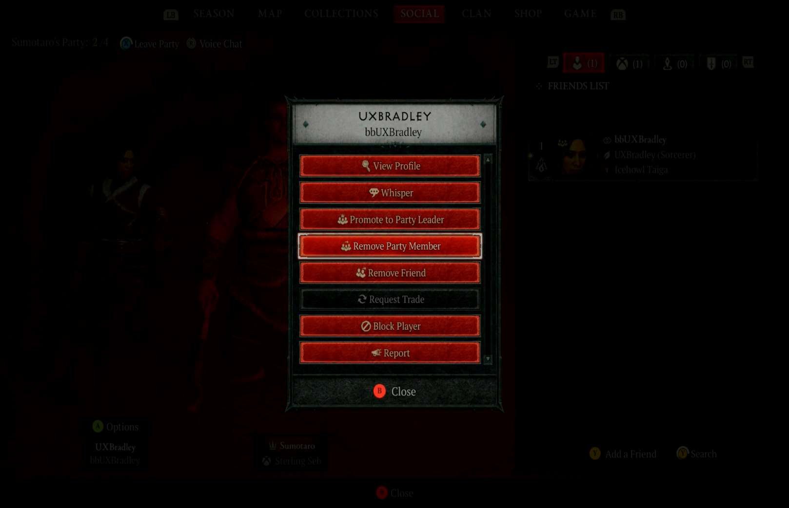 Social Features research screenshot