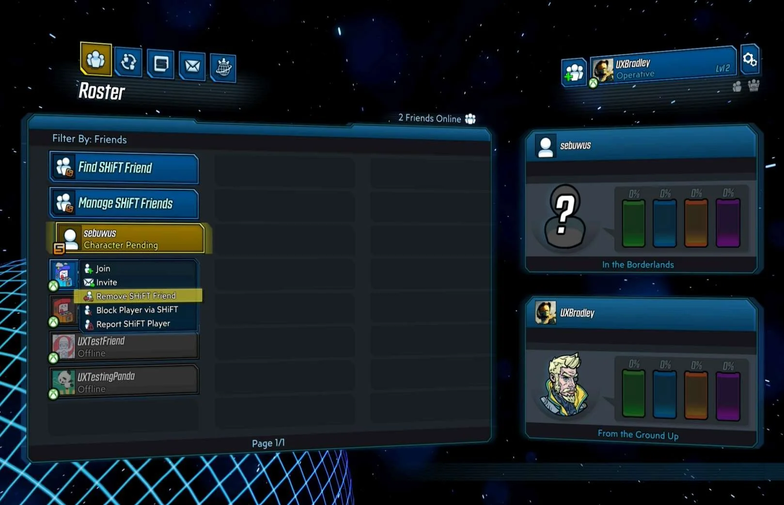 Social Features research screenshot