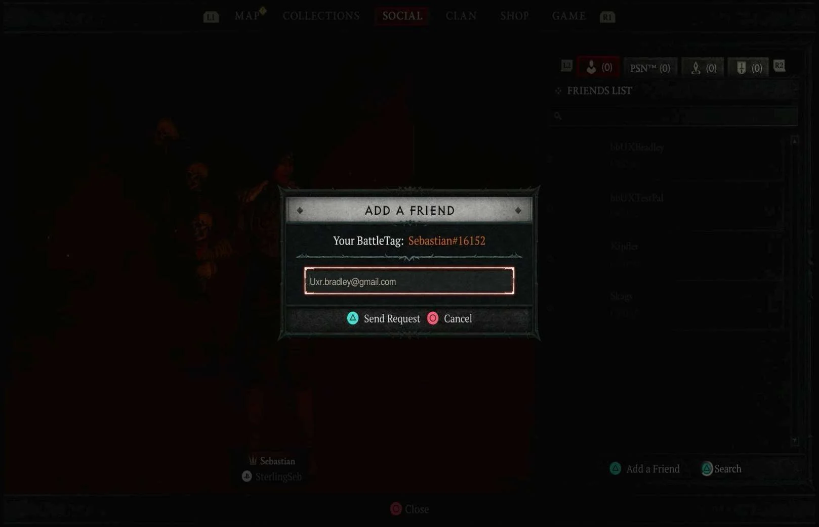 Social Features research screenshot