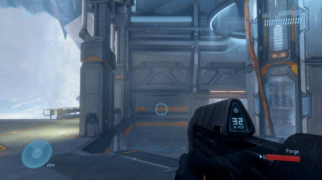 Halo 3 MCC Assault Rifle zoom