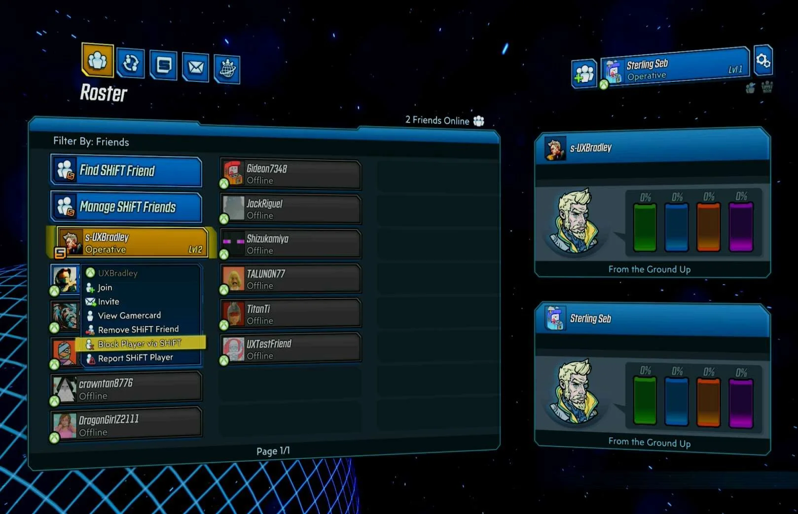 Social Features research screenshot