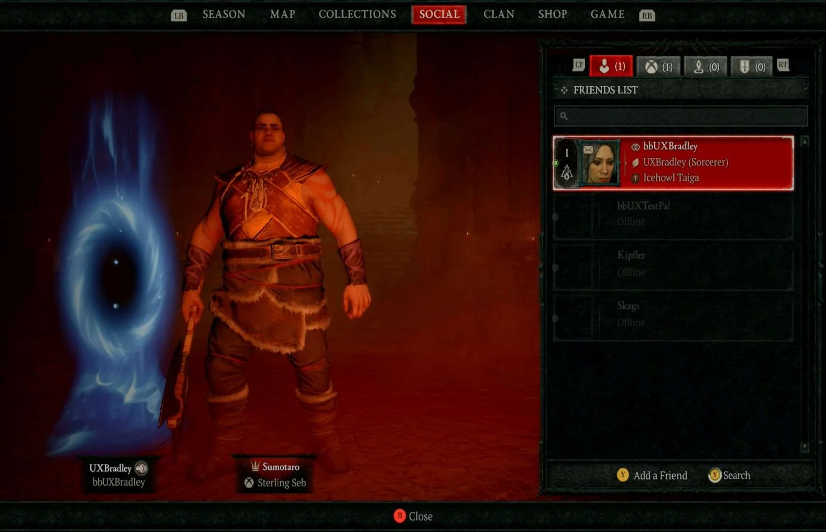 Social Features research screenshot
