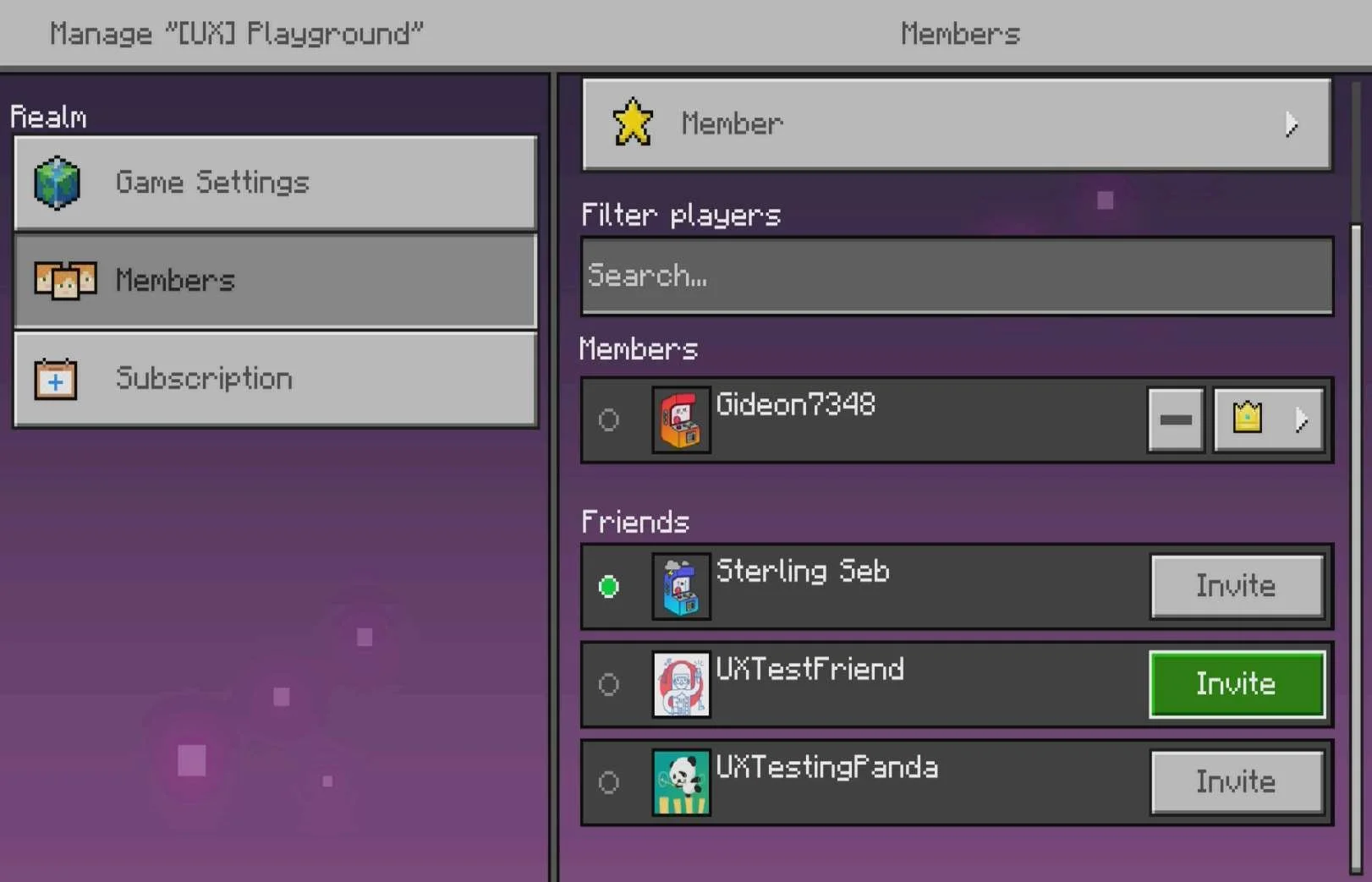 Social Features research screenshot