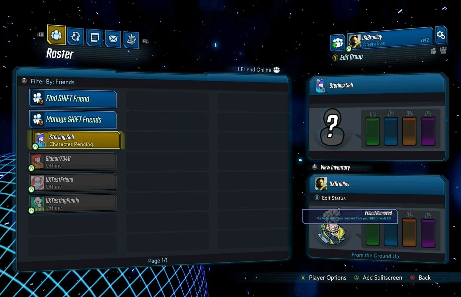 Social Features research screenshot