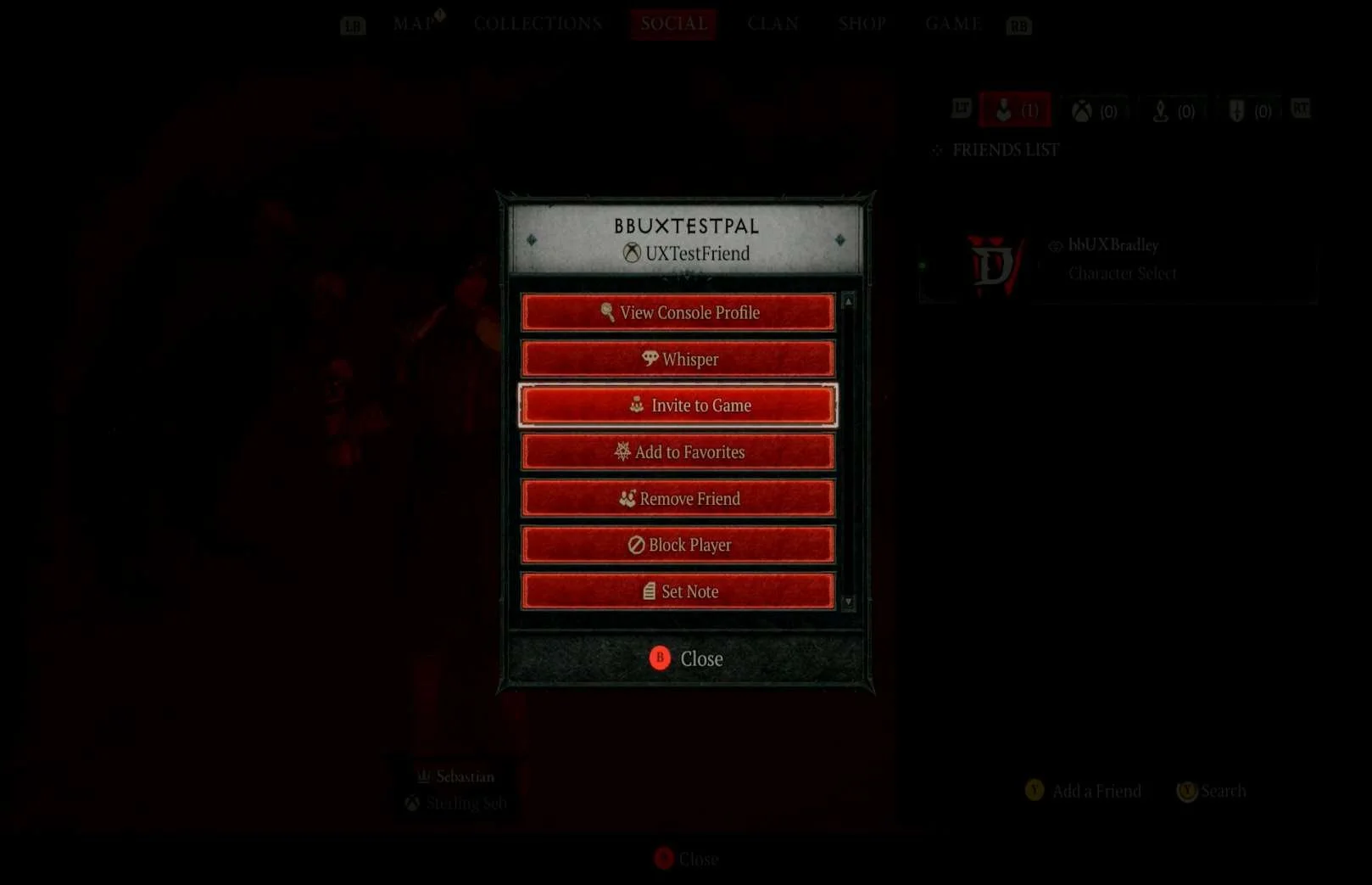 Social Features research screenshot