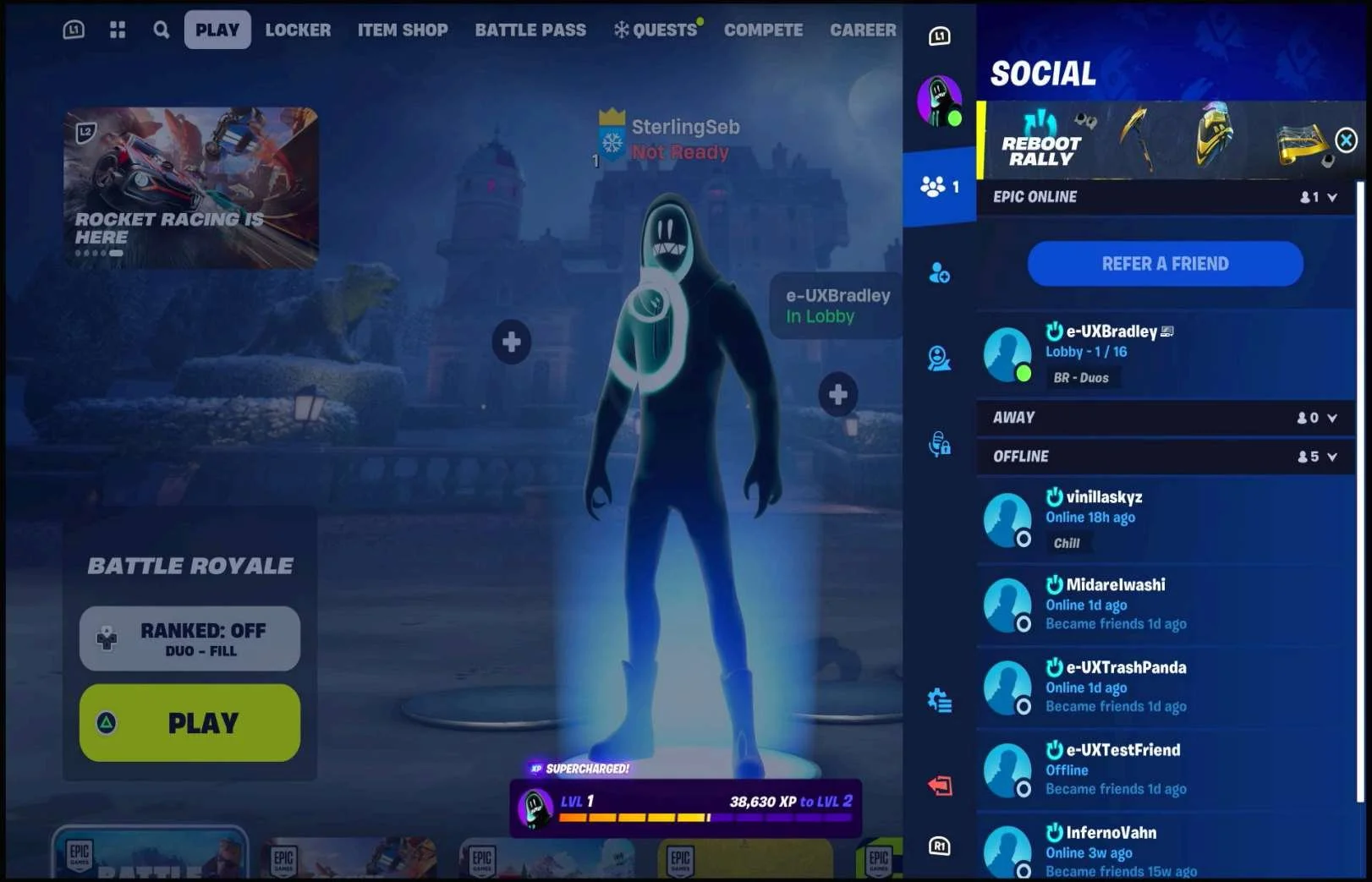 Social Features research screenshot