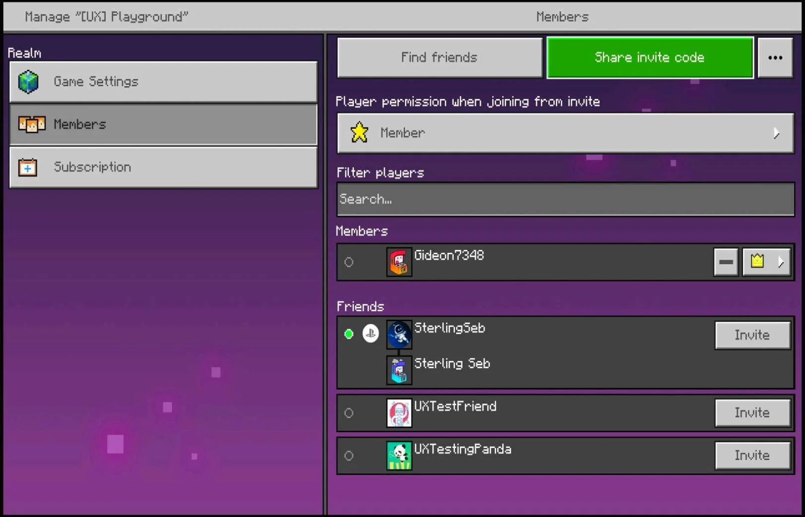 Social Features research screenshot