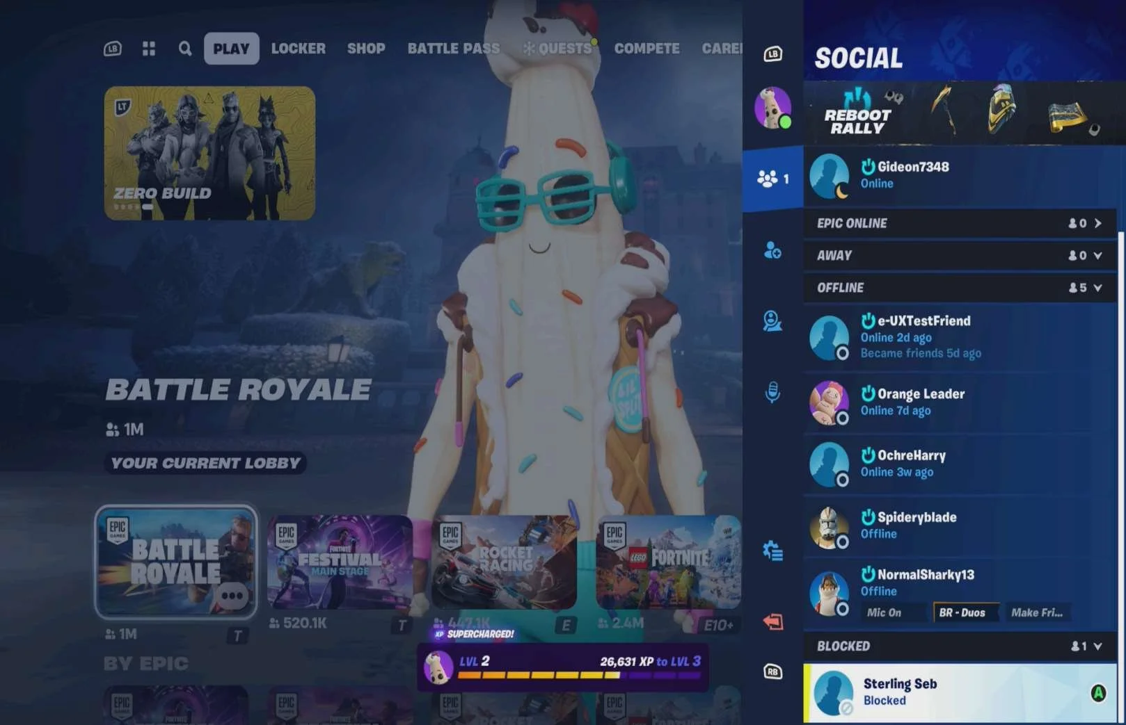 Social Features research screenshot