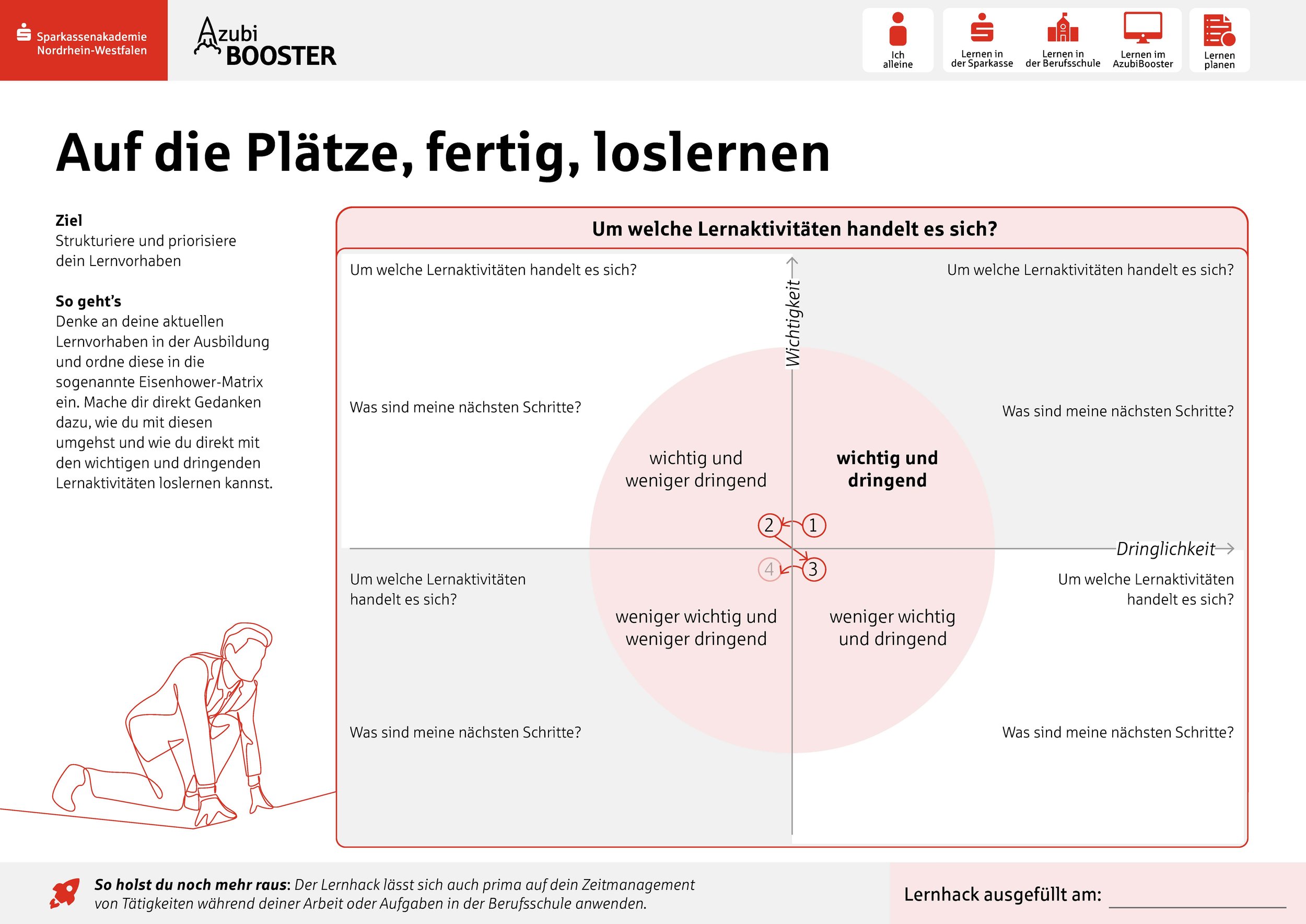 Auf die Plätze, fertig, loslernen