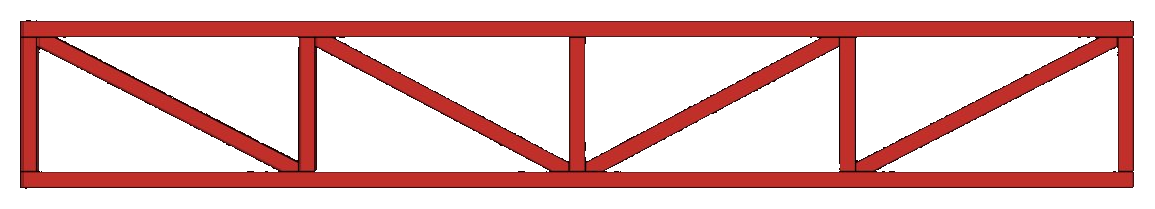 Flat Truss diagram