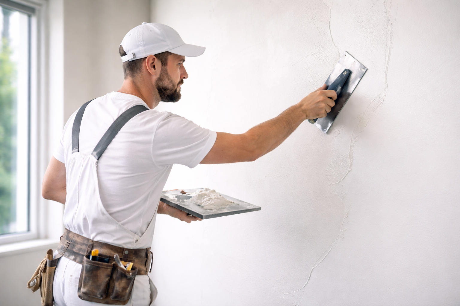 Stukadoor aan het werk