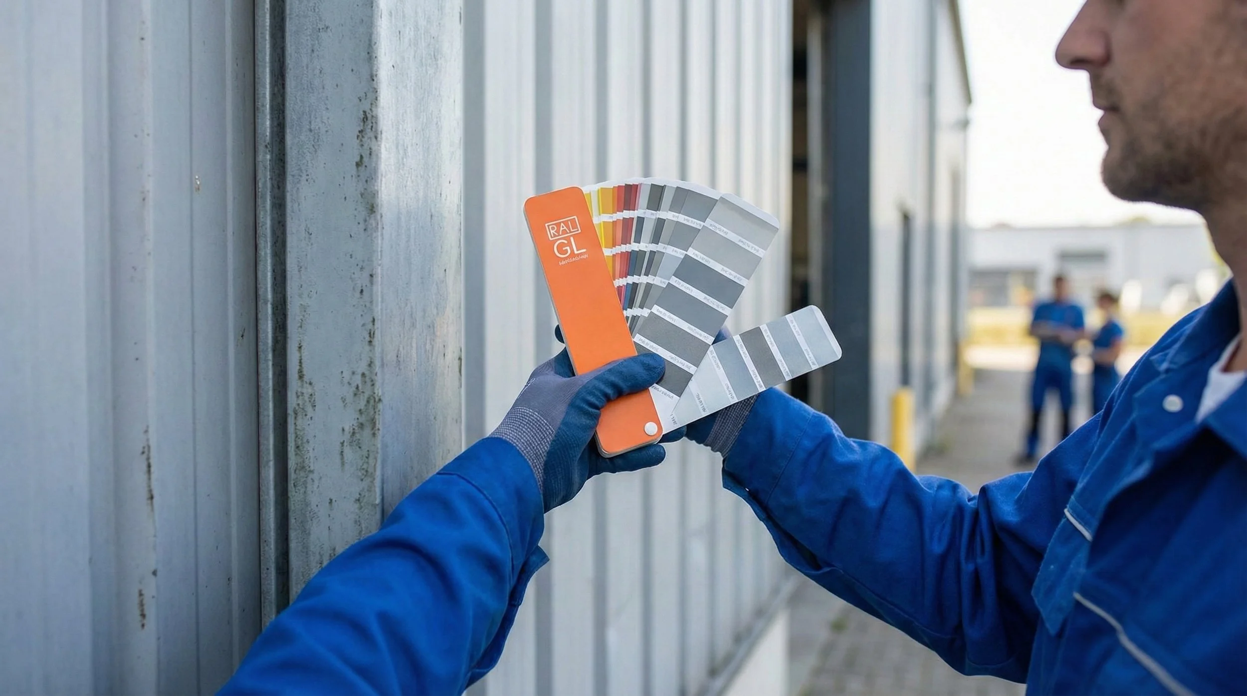 RAL kleurmatch voor sandwichpanelen - exacte kleurovereenkomst
