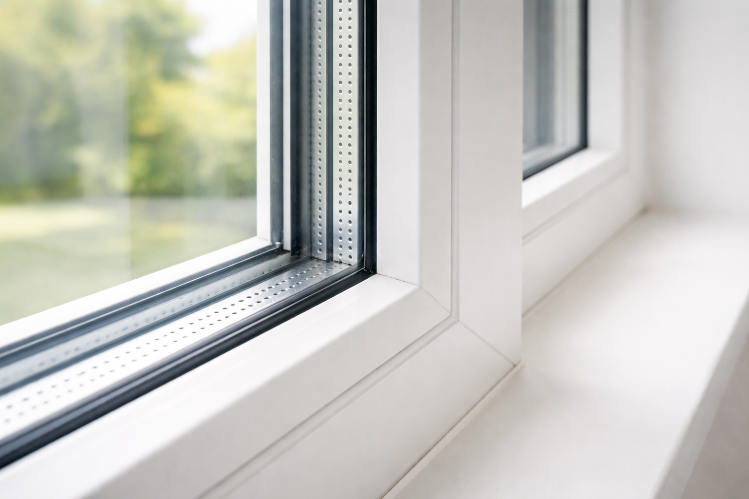 HR++ isolatieglas in kozijn - energiebesparend