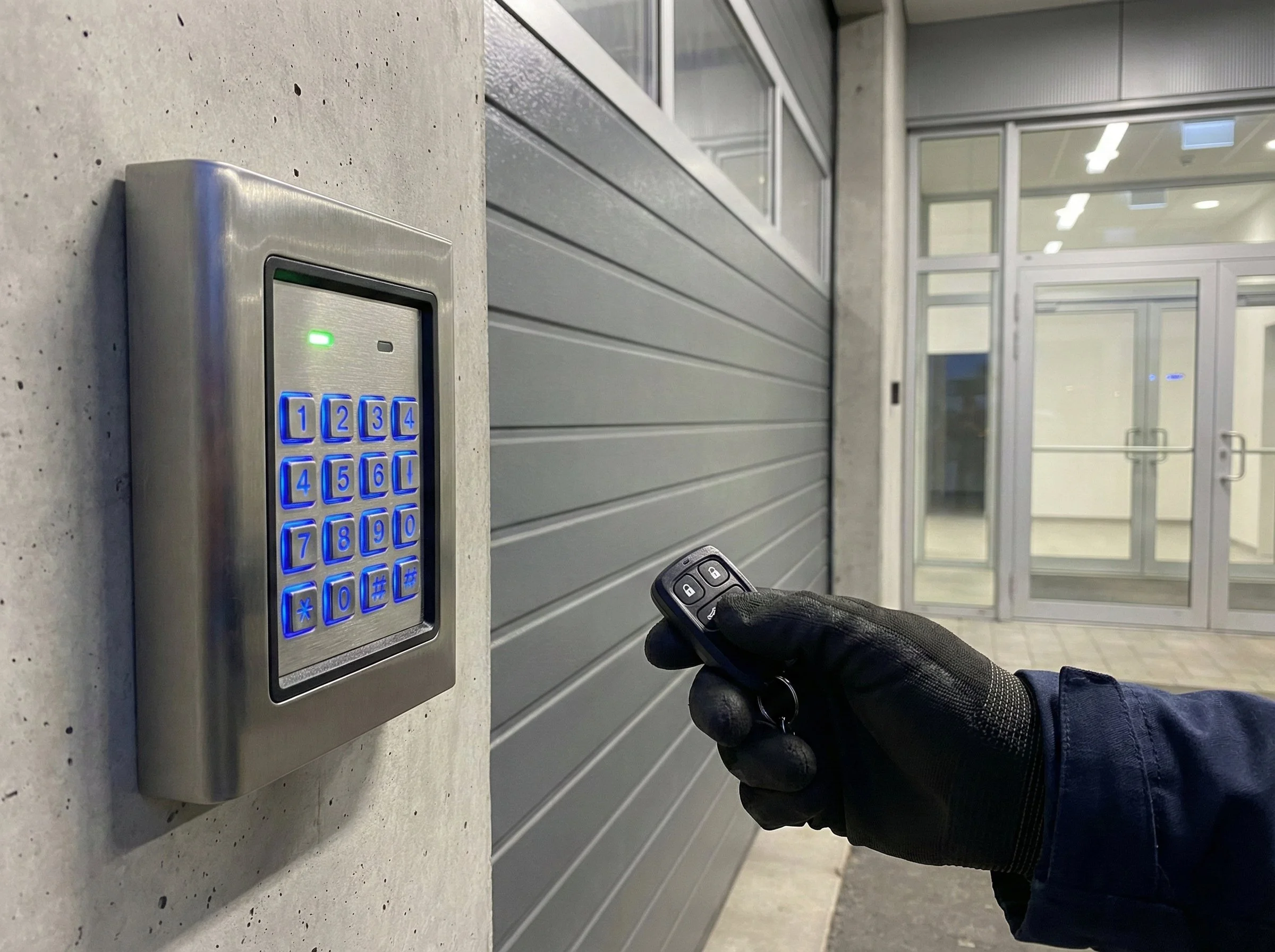 Slot en beveiliging overhead deur