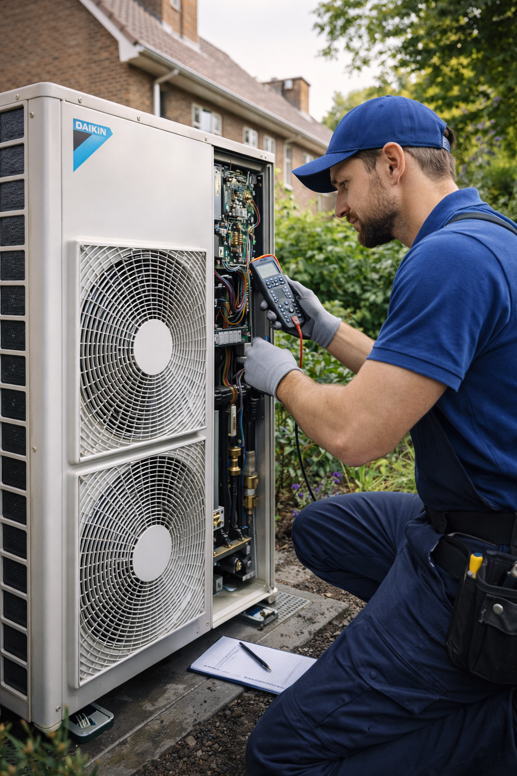 Klimaatinstallatie warmtepomp onderhoud