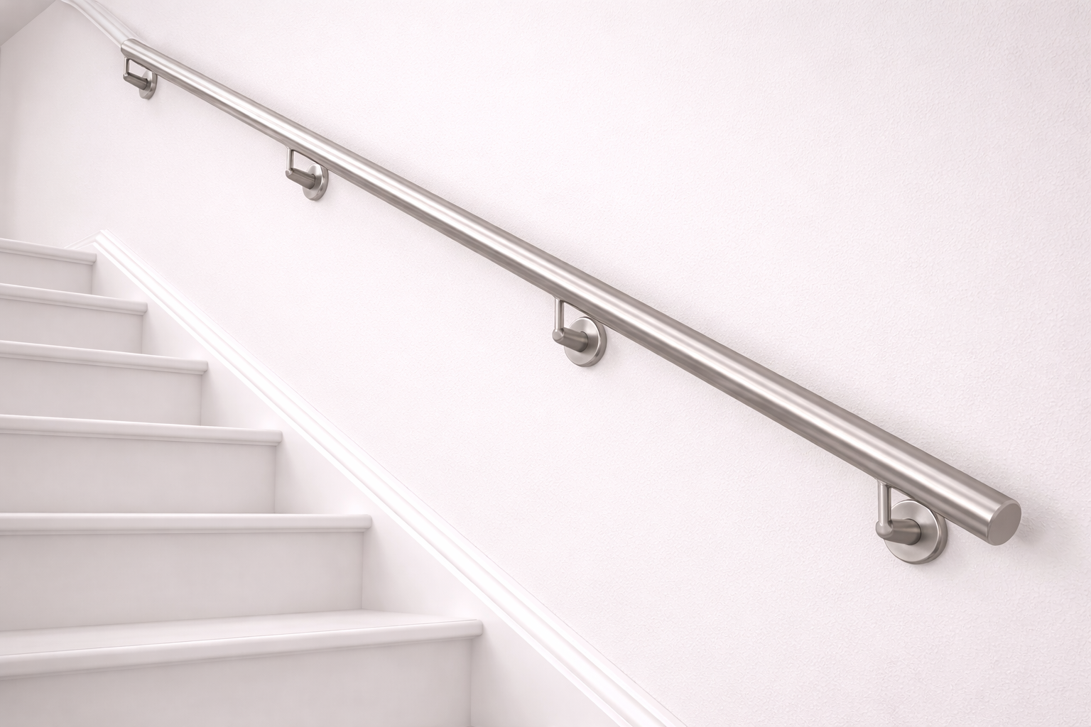 Moderne RVS trapleuning - strak design