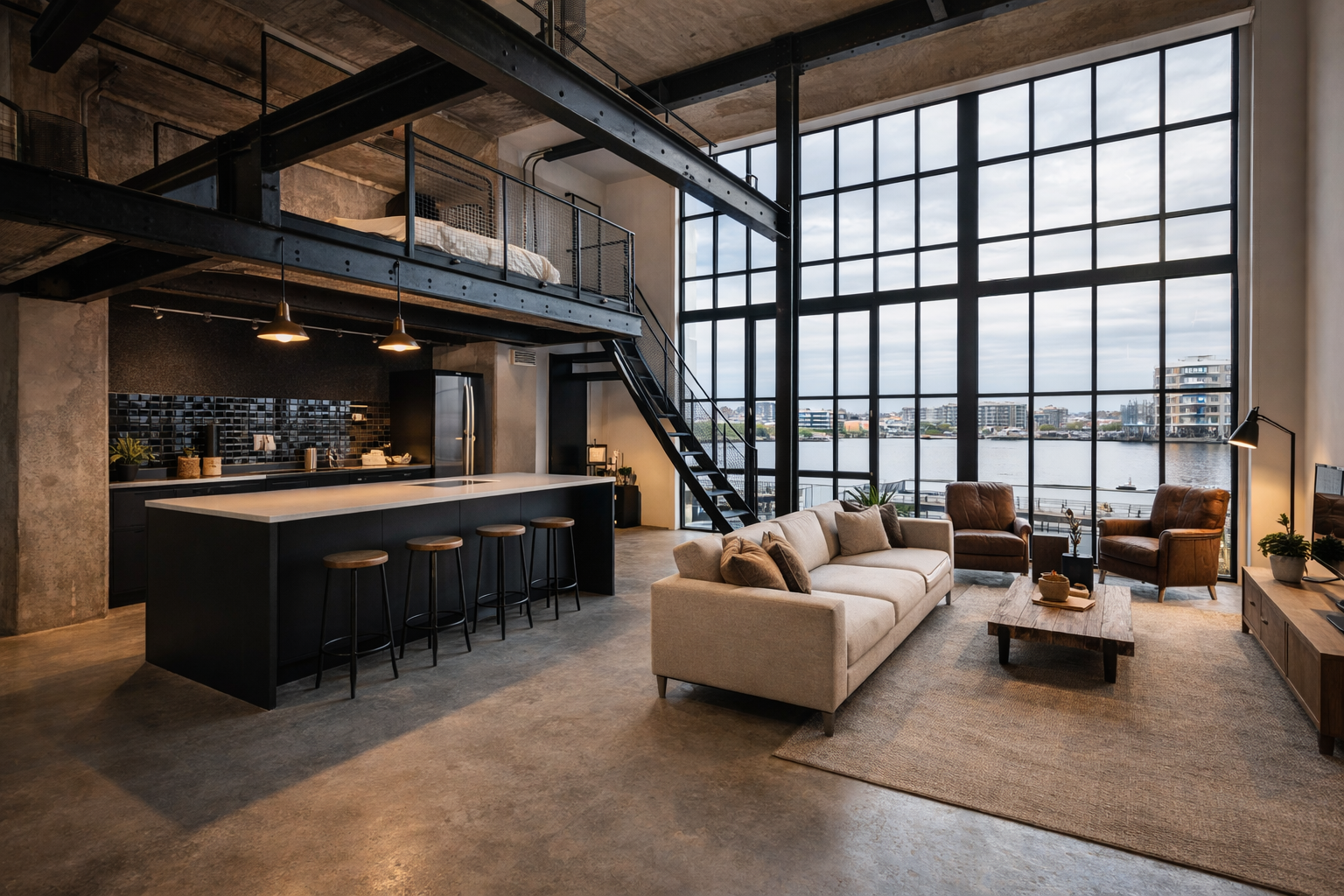 Open keuken als onderdeel van loft verbouwing