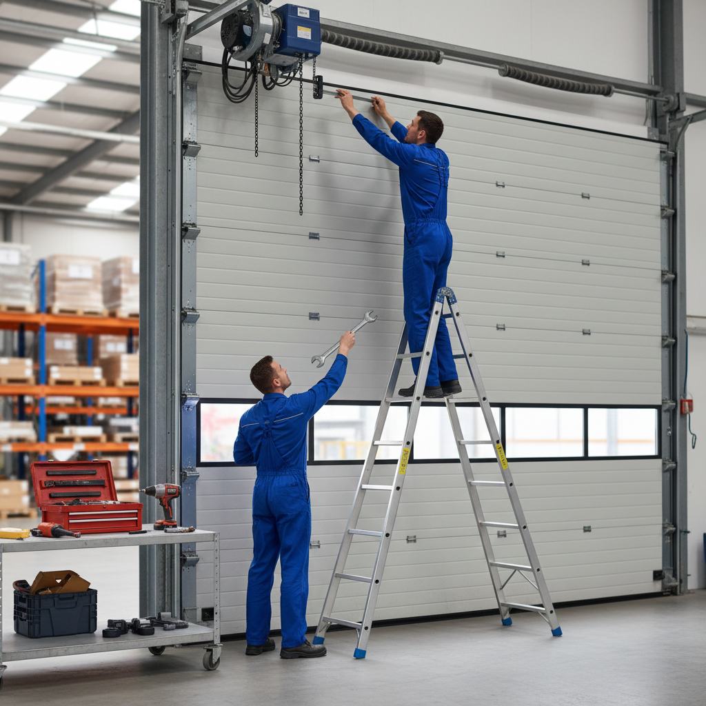 Reparatie uitvoering overhead deur