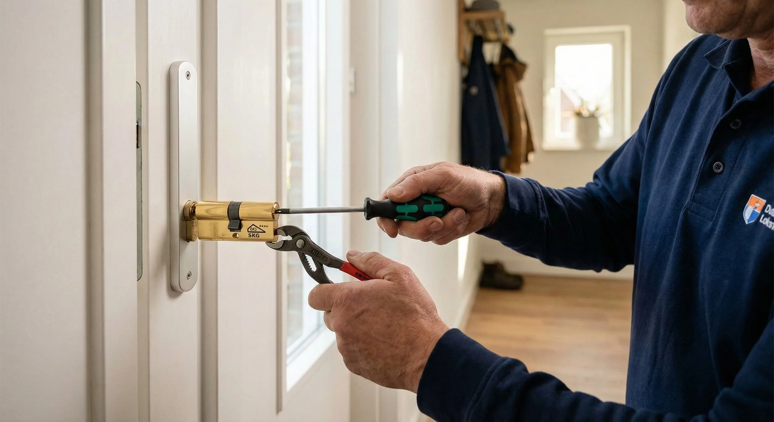 Professionele montage van SKG-gecertificeerd slot
