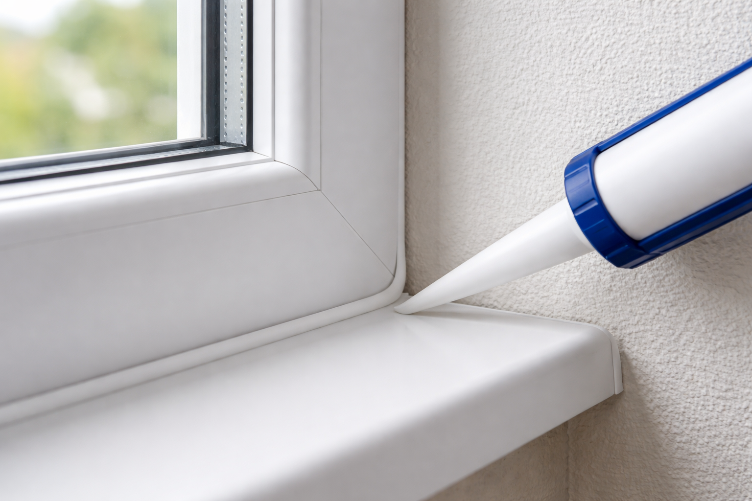 Strak kitwerk rondom kozijn - professionele afwerking