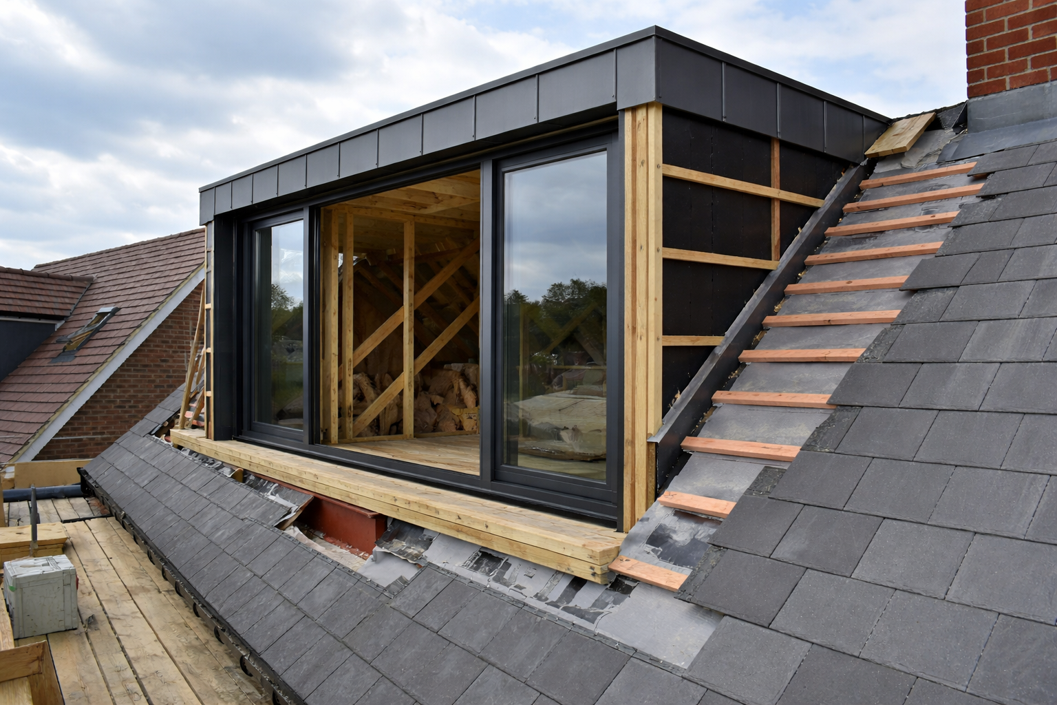 Dakopbouw met extra verdieping Amsterdam Oud-West