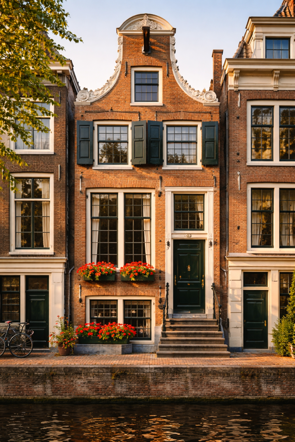 Gerestaureerd monumentaal grachtenpand Amsterdam