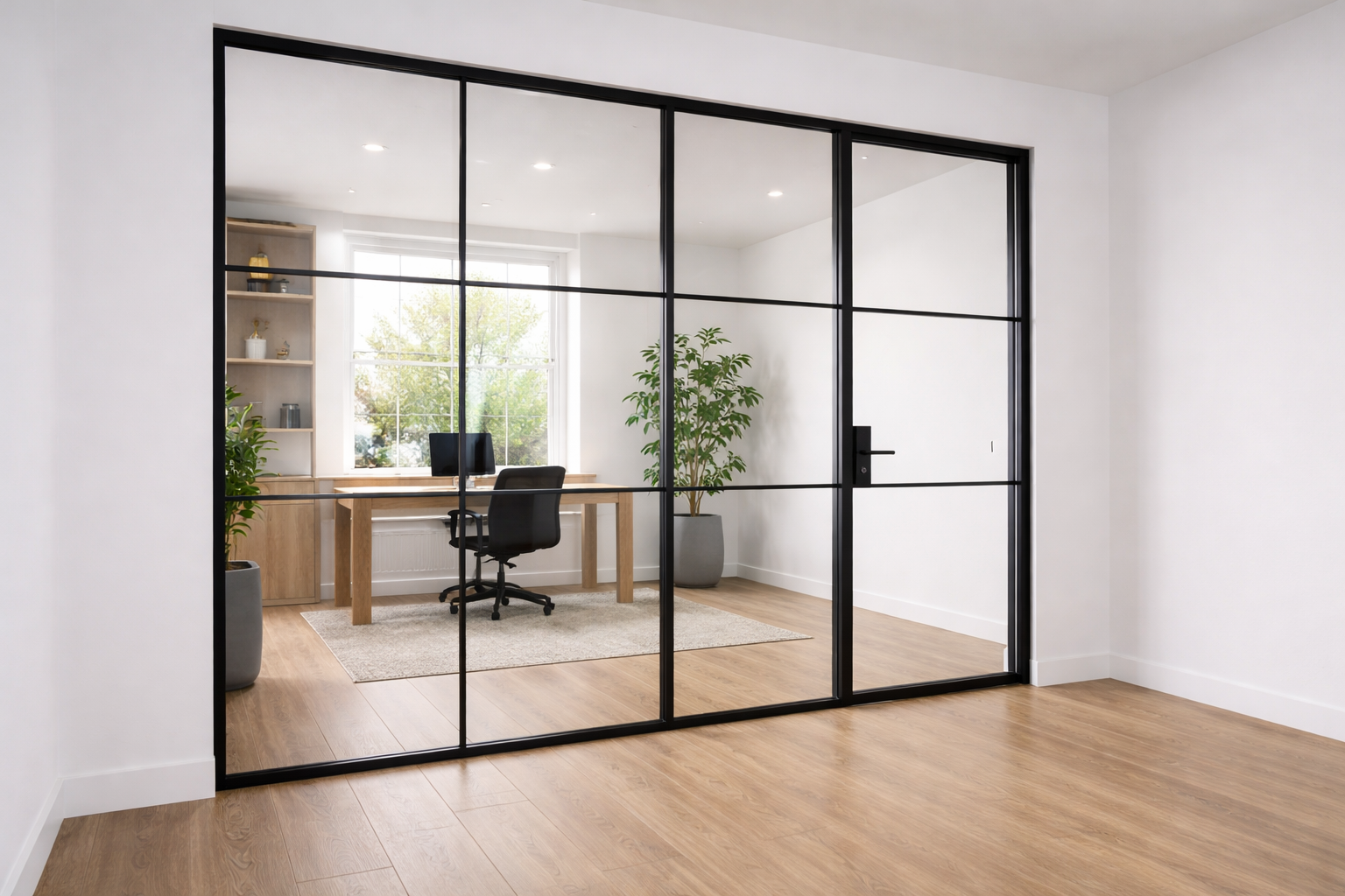 Stalen kozijnen kantoor