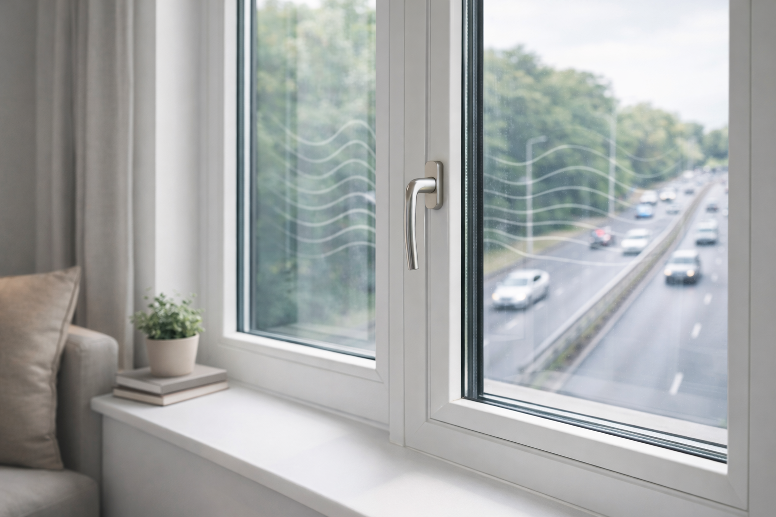 Akoestisch isolerend glas - geluidswering