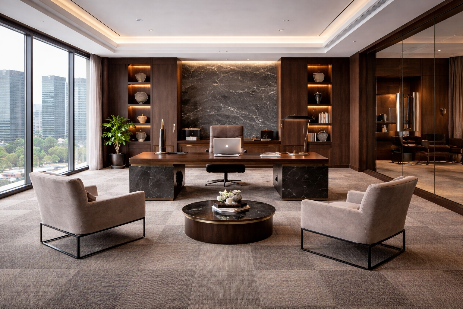 Tapijttegels kantoorvloer