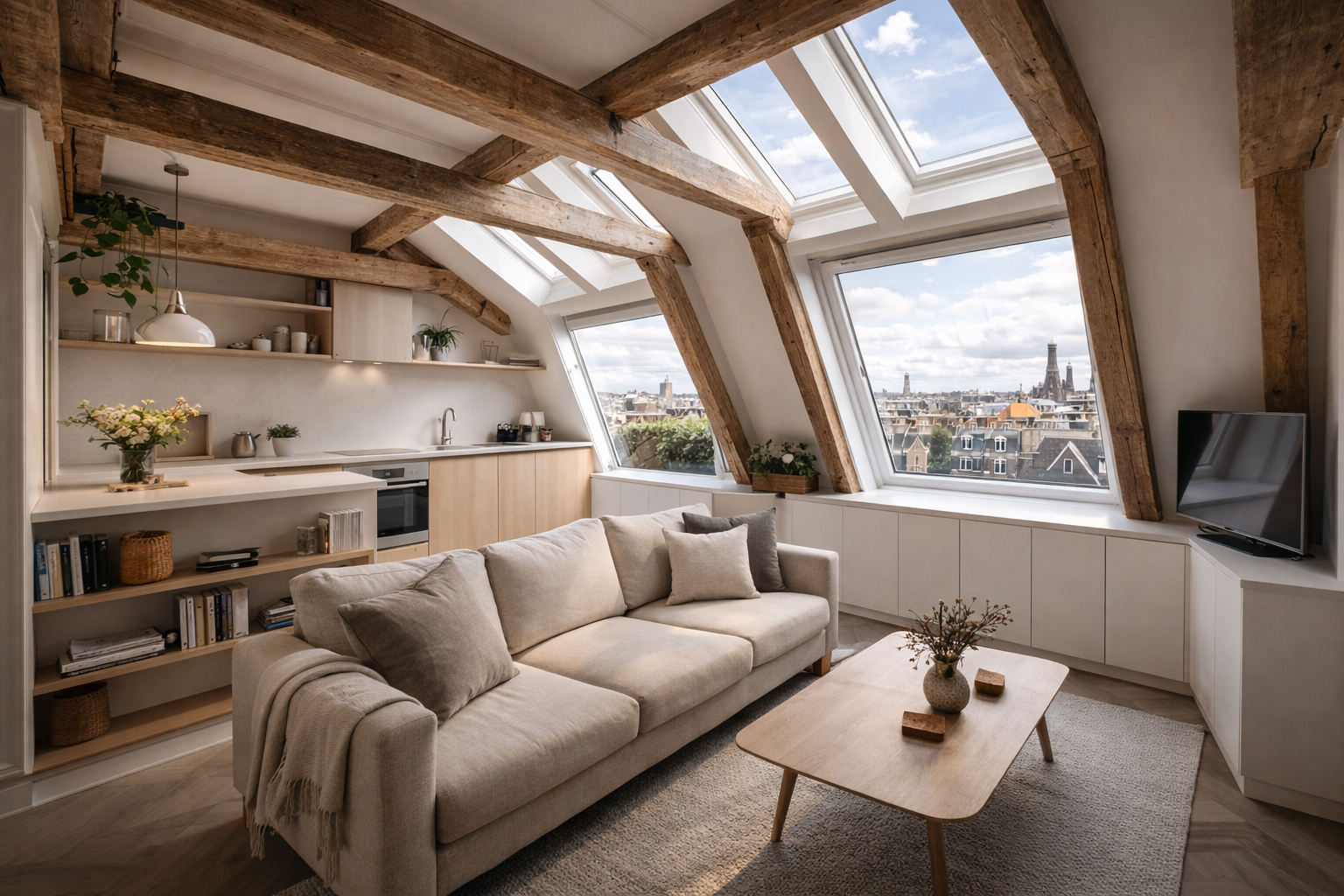 Volledige keukenrenovatie bovenwoning