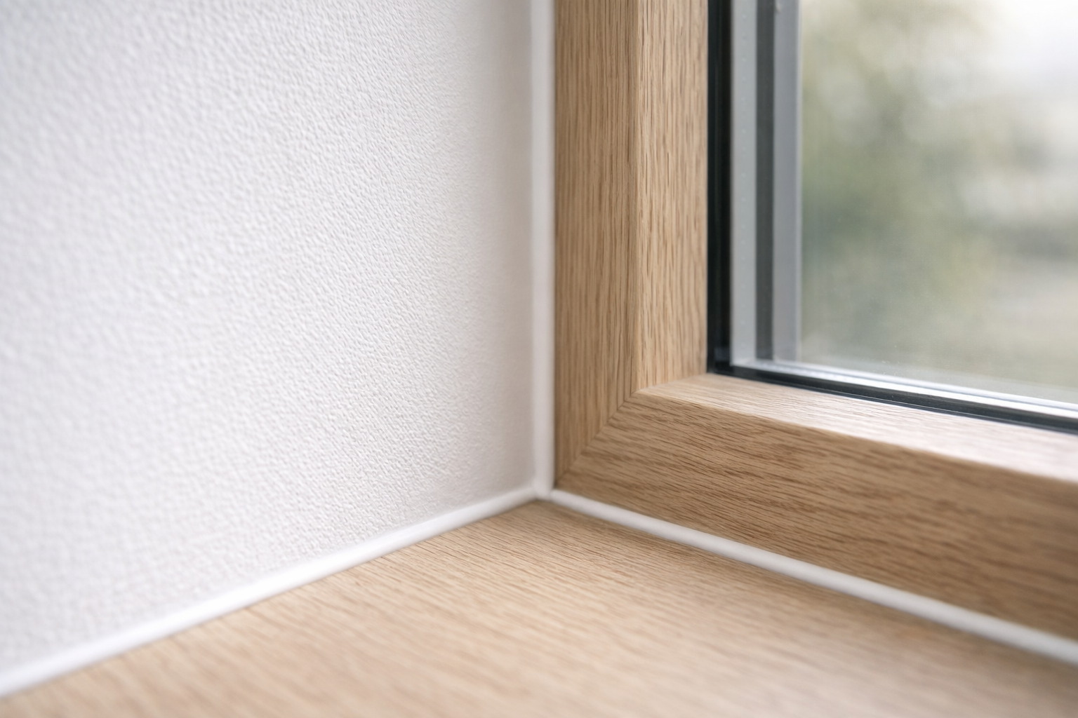 Professioneel kitwerk - strakke kitrand langs kozijn