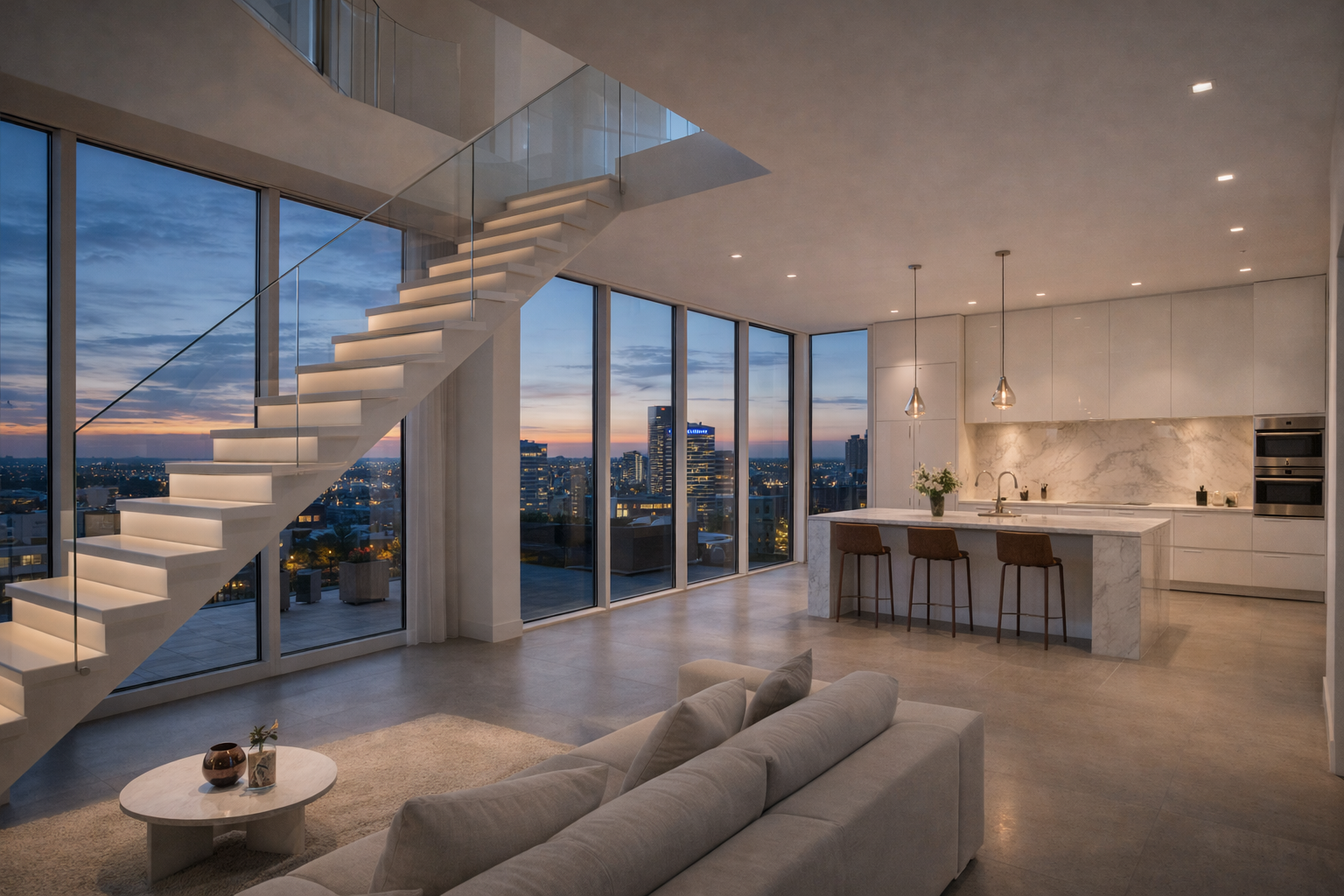 Penthouse renovatie Zuidas Amsterdam