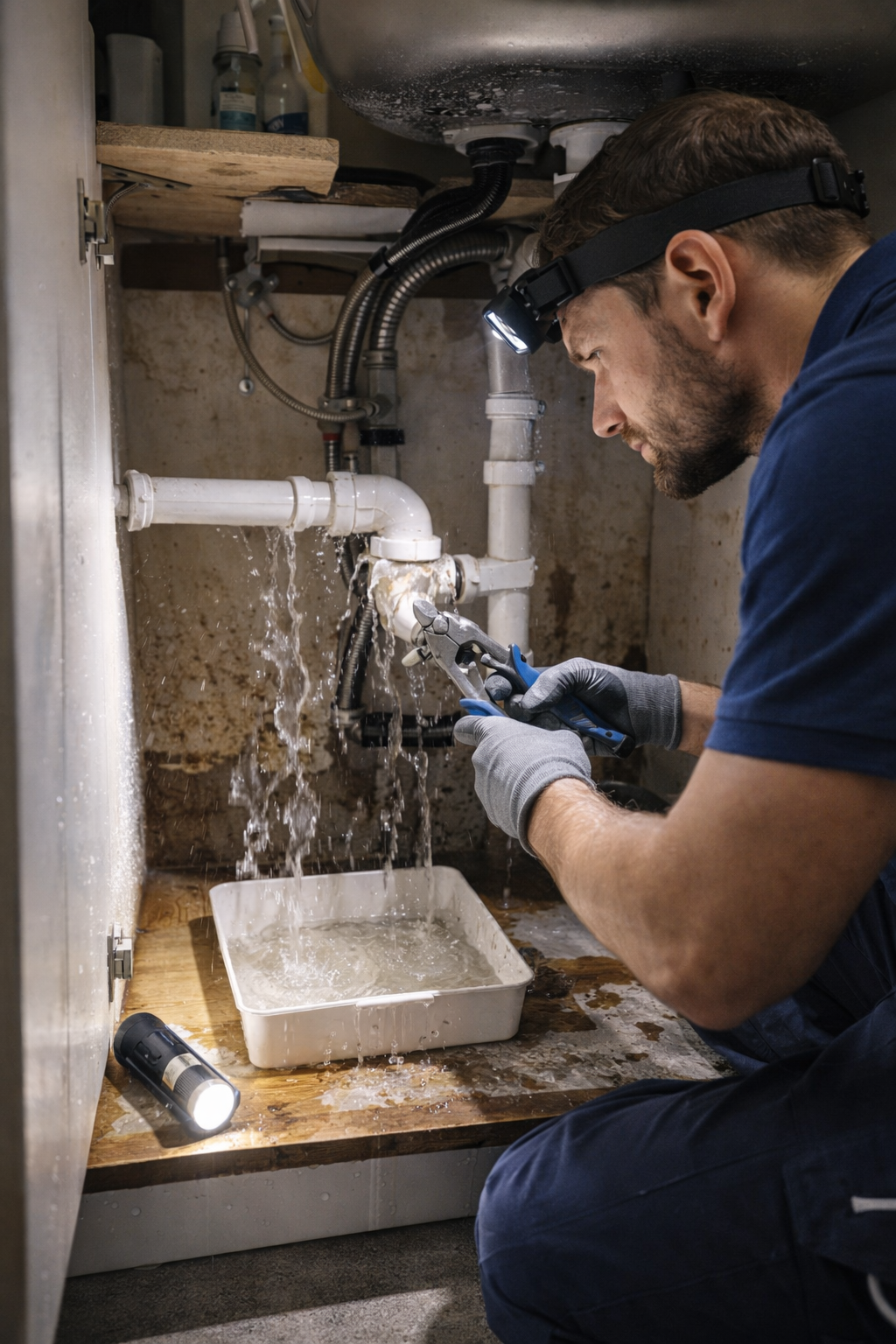 Acute storing - lekkage en wateroverlast reparatie