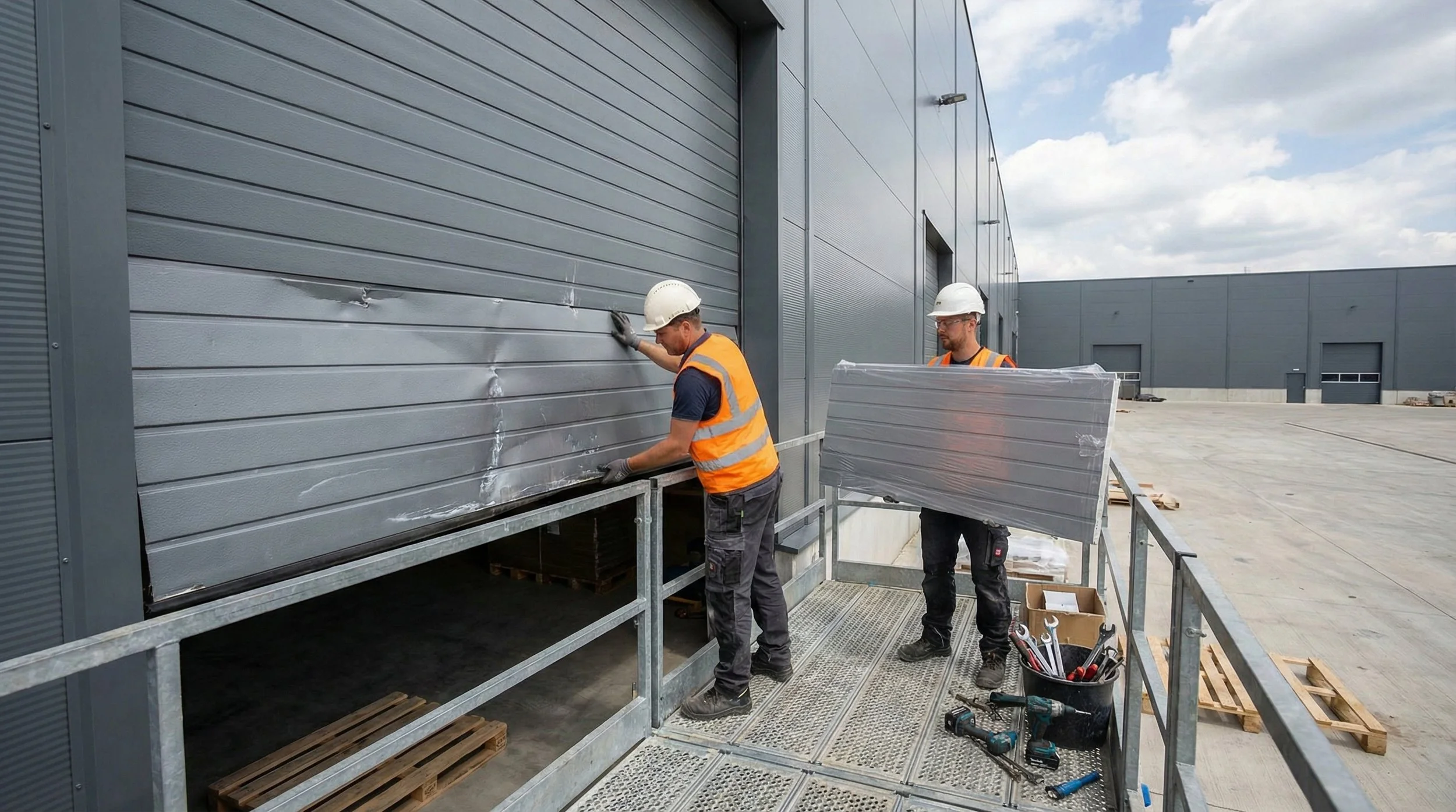 Paneel vervangen sectionaaldeur