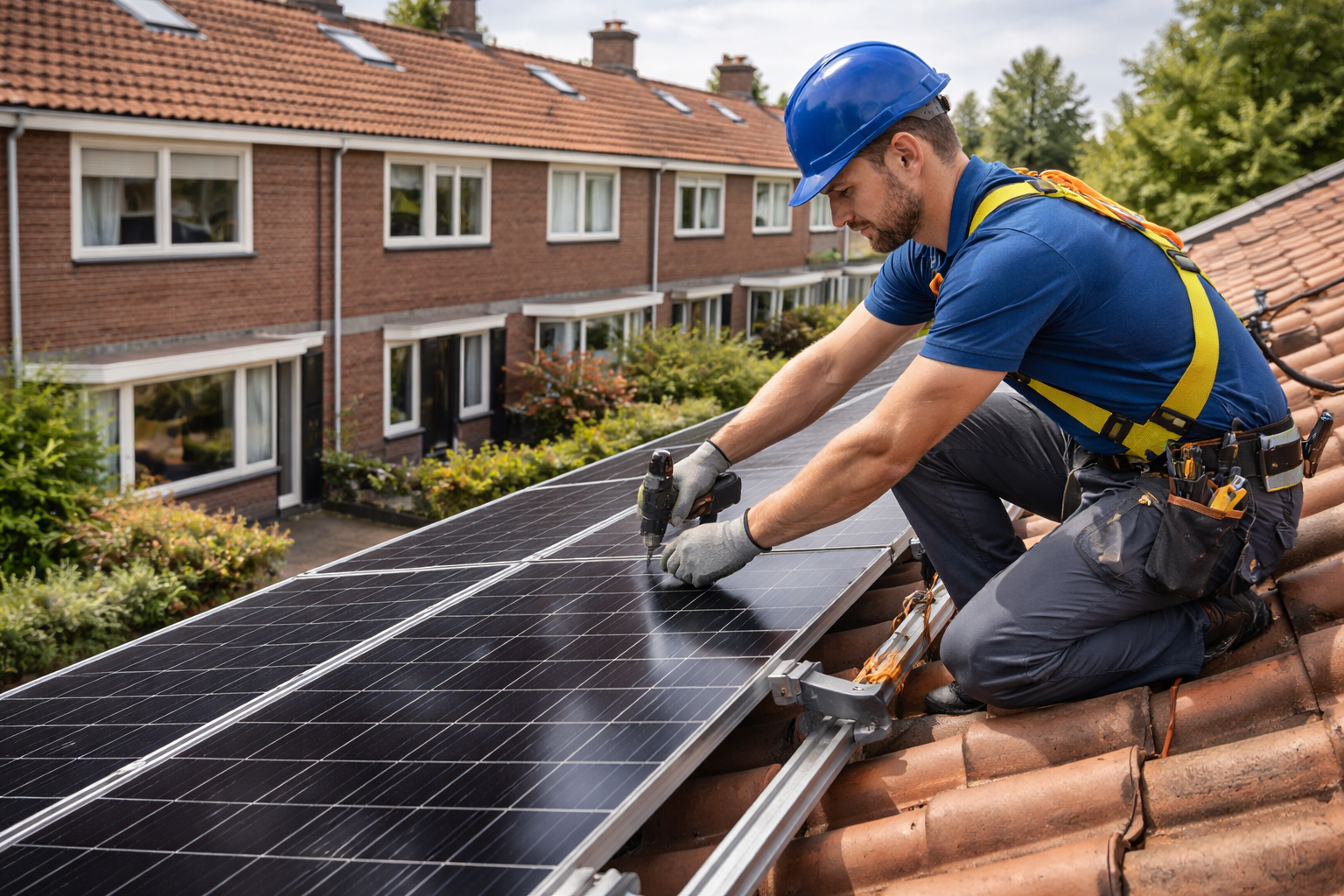 Verduurzaming met zonnepanelen installatie