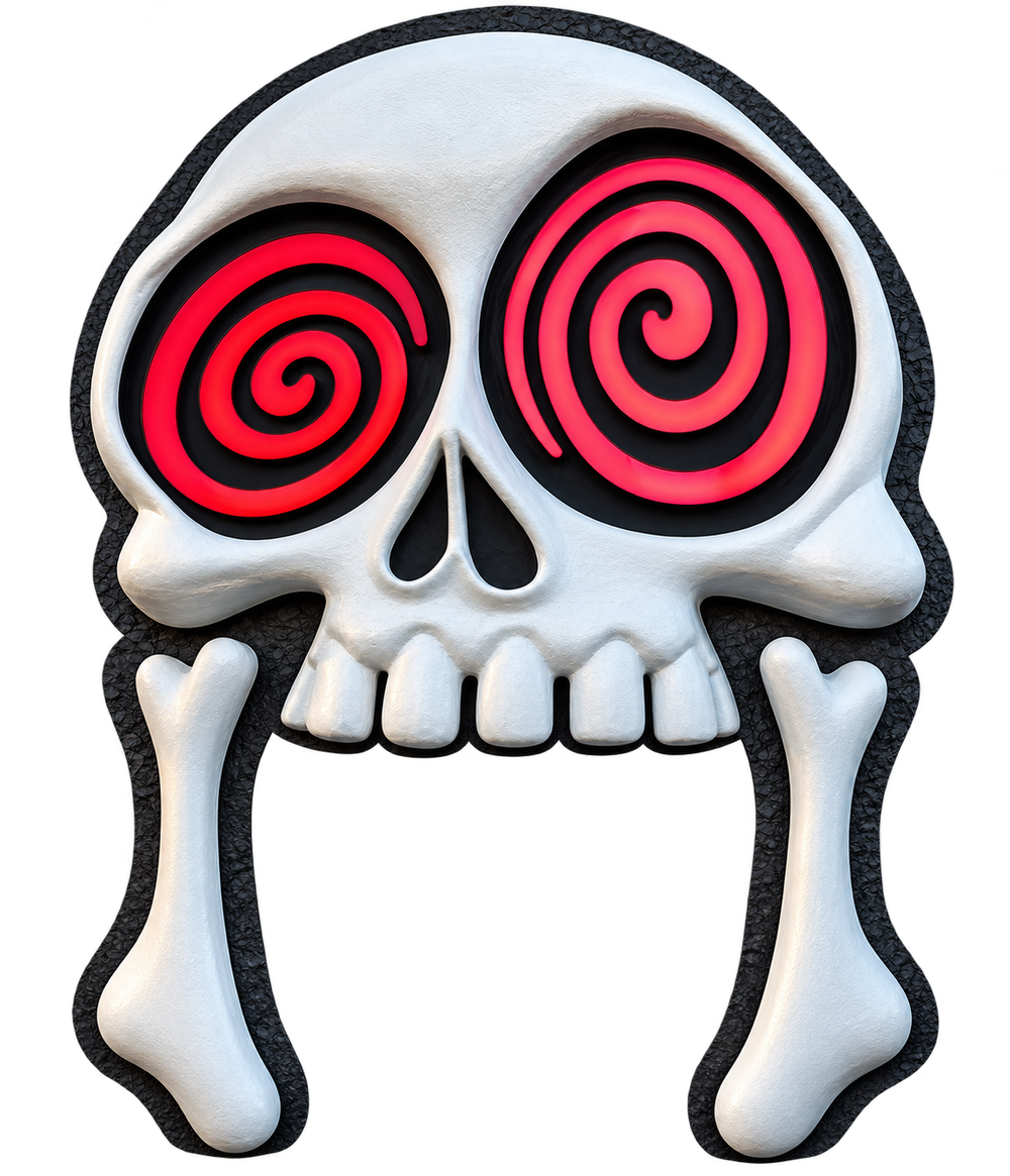 The Vortex skull from The Vortex Bar and Grill in Little Five Points, Atlanta