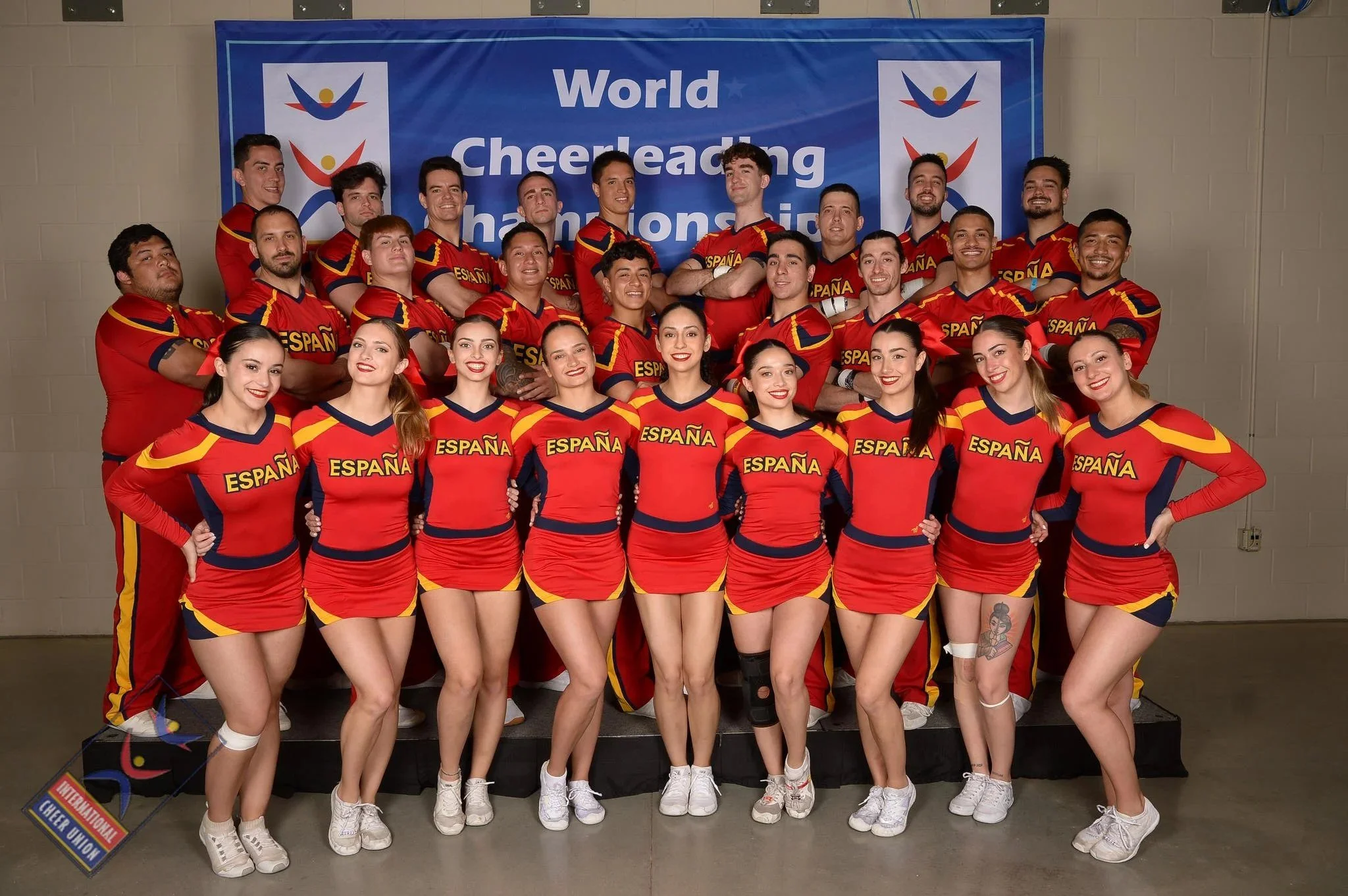 España Cheer Senior Co-ed Elite — Medalla de Bronce ICU Worlds 2025