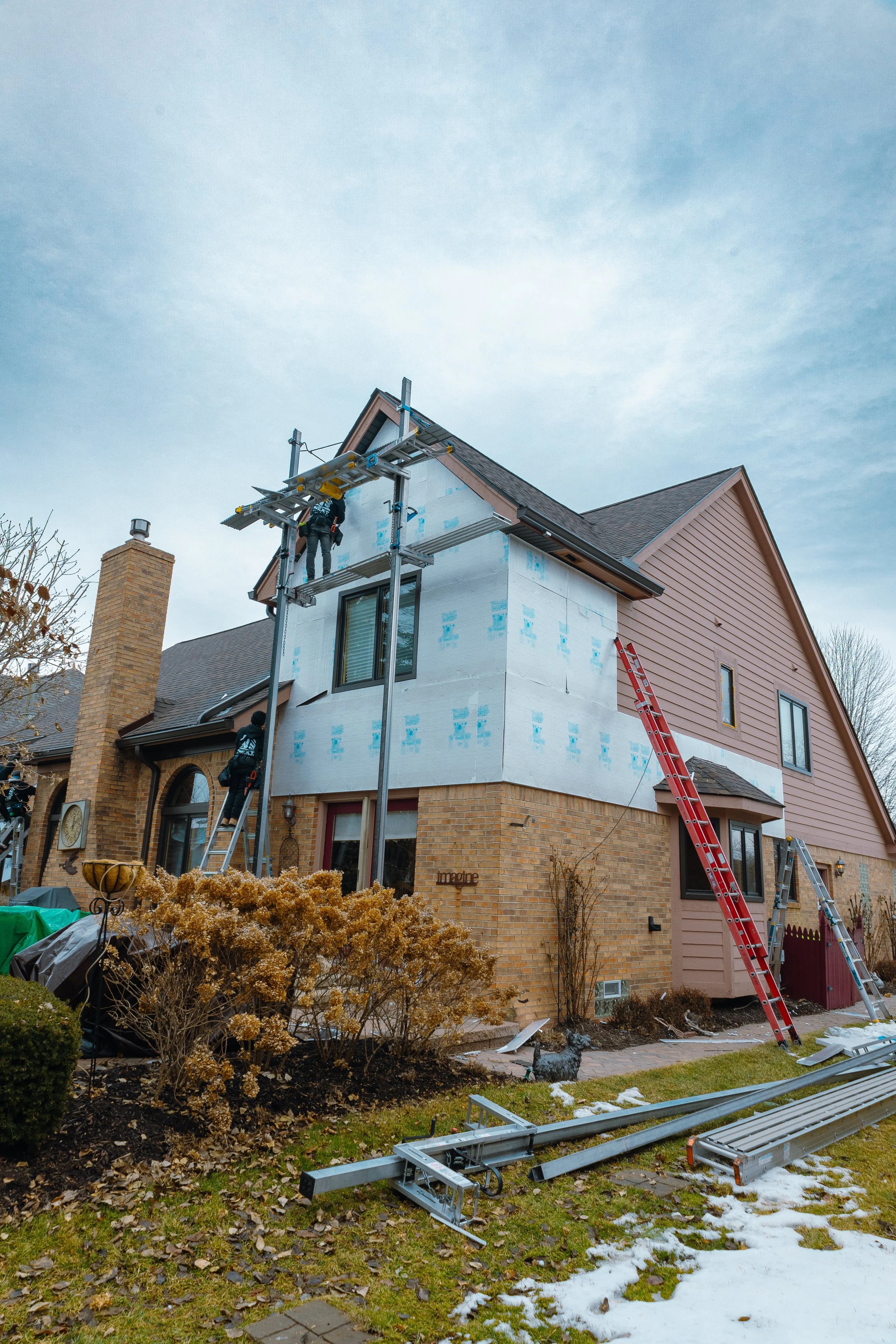 Engineered wood siding installation Metro Detroit