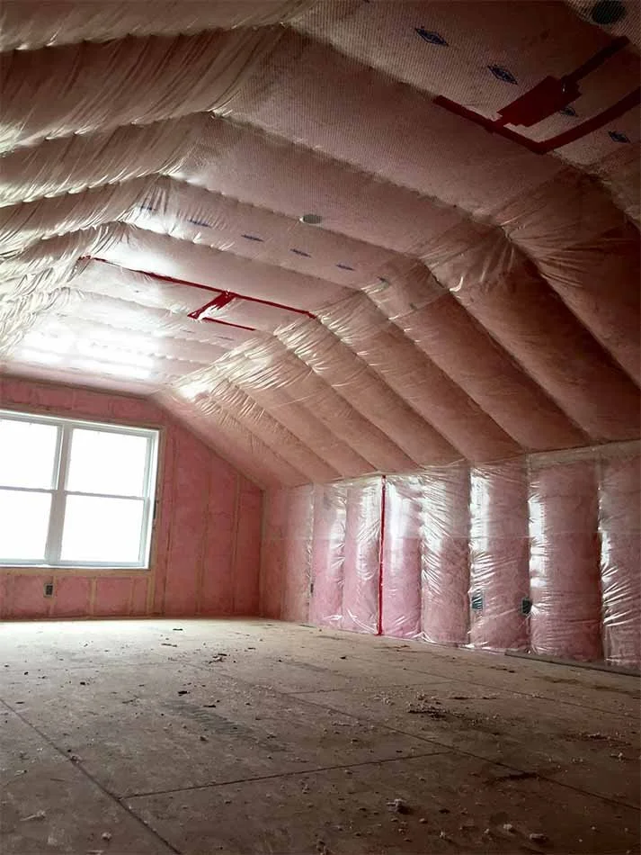 Next Exteriors insulation crew Metro Detroit project