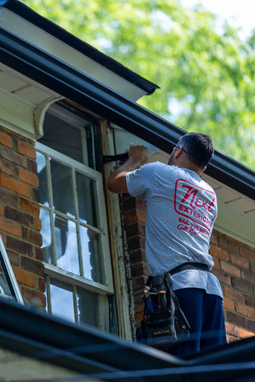 Window installation by NEXT Exteriors in Metro Detroit