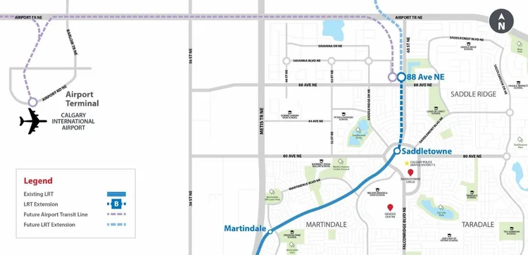Blue Line Extension to Country Hills