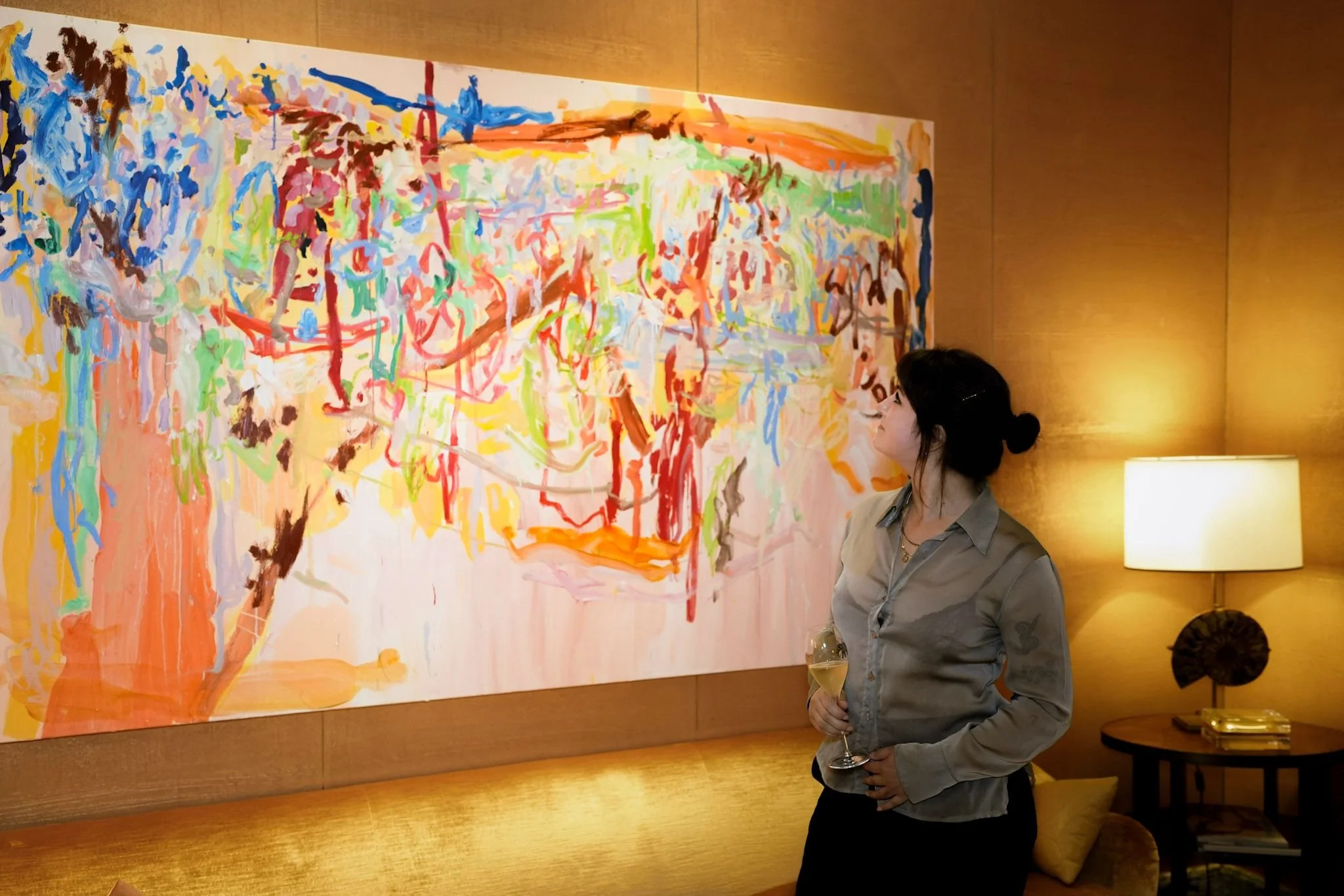 Lydia Hamblet painting — MeSo Ventures, London abstract artist